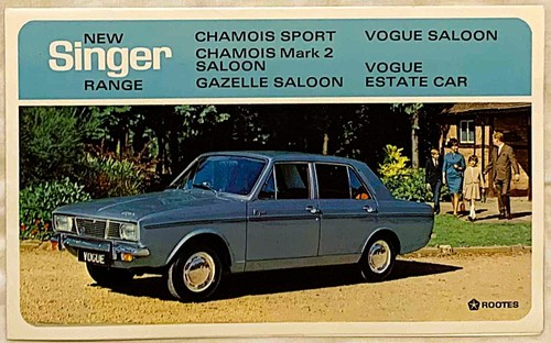 Singer range brochure - c1967,