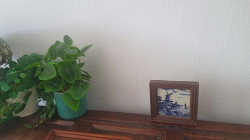 Framed vinatge tile from - vinatge,