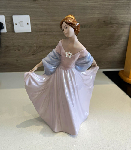 Porcelain victorian lady - porcelain,