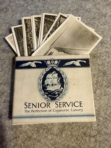 Senior service cigarette cards - cigarette,