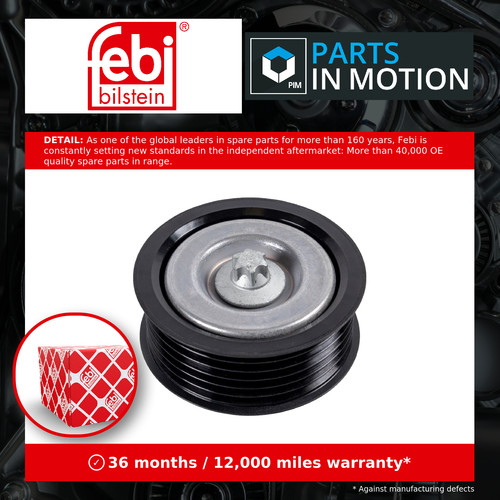 Aux belt idler - belt,