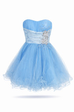 Sherri Hill Blue Prom Dress
