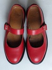 Rare Dr. Martens Red Indica, Vintage Women's Mary Janes