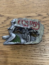 Ecstasy Biker Belt Buckle