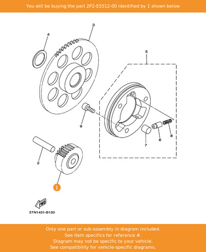 Yamaha gear idler 1 - yamaha, gear,