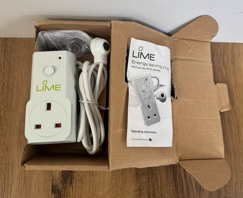 Lime energy saving plug - plug, es1016