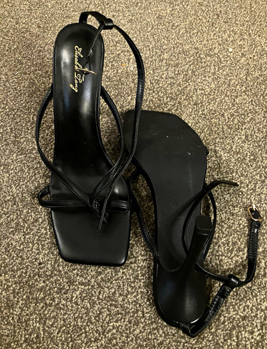 Eden rose black strappy - eden,