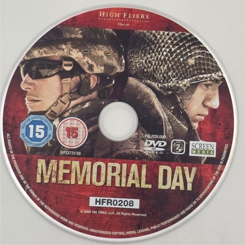 Memorial day dvd pal region - region, 2