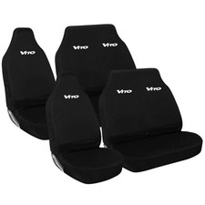 NEW MERCEDES VITO - HEAVY DUTY WATERPROOF FRONT + REAR 6 SEAT COVER SET BLK