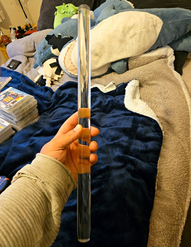 Glass solid round rod - glass, 3/4