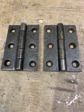 Antique Vintage Baldwin Butt Hinges Cast Iron Door Cupboard Cabinet Old 3 inches