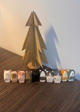 Mini Hand Carved Wooden Cat