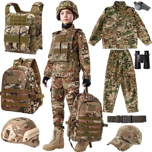 Kids soldier play - kids,