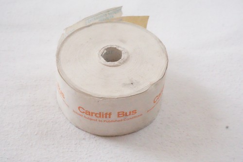 Cardiff bus roll unused - cardiff,