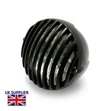 Headlight Custom Trike Streetfighter Project 4.5" 12V H4 35W Black