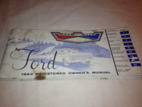 Vtg 1965 ford arcadian - ford, owners