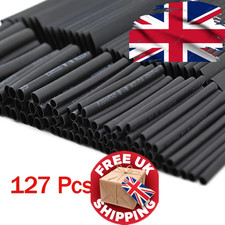 127 Pcs Heat Shrink Tubing Sleeving Assortment Kit 2:1 Electrical Wire Wrap UK