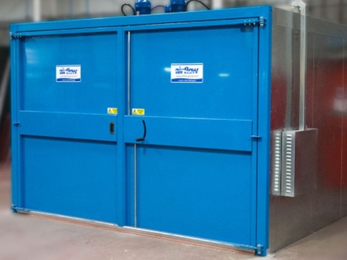 Airflow powder coating box - ,