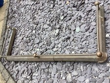 Antique extendable brass fender