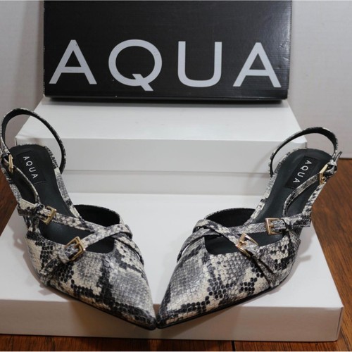 Aqua jacey snakeskin print - jacey,