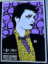 Siouxsie & The Banshees -  Vortex London Gig Poster - 1977 Punk Re-Imagined
