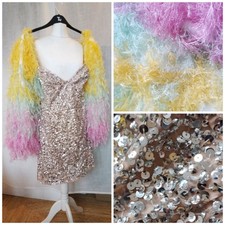 18, Asos Luxe, Beige Sequin