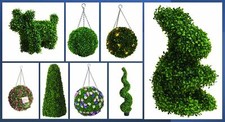 Topiary Balls, Trees, Dogs, Rabbits & More - Huge Artificial Range, Multi Buy