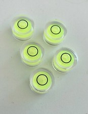 5 x Mini Round Bullseye Spirit Level Bubble 12mm