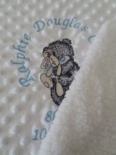 personalised dimple fleece