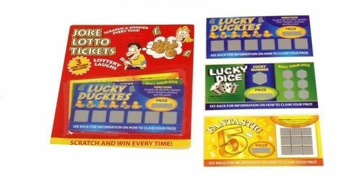 Pack fake joke lottery - fake,