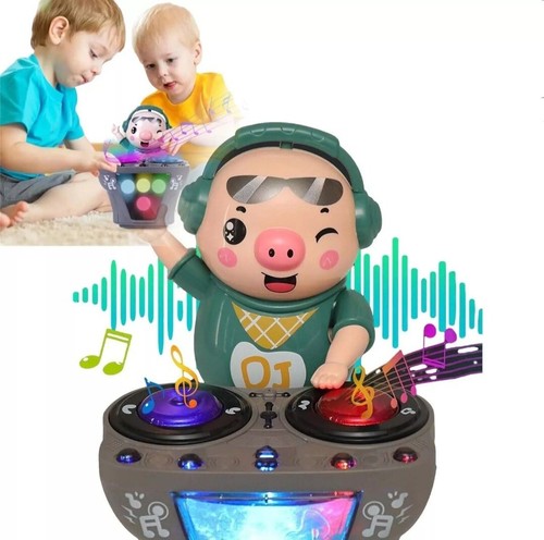 Toy swinging piggy - dj,