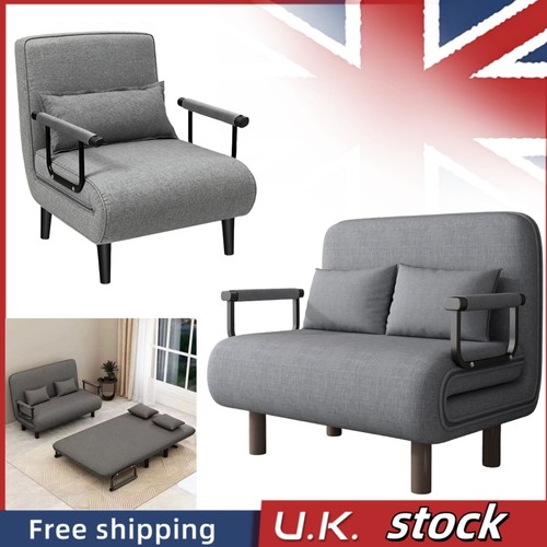 Single double fabric sofa - sofa, bed
