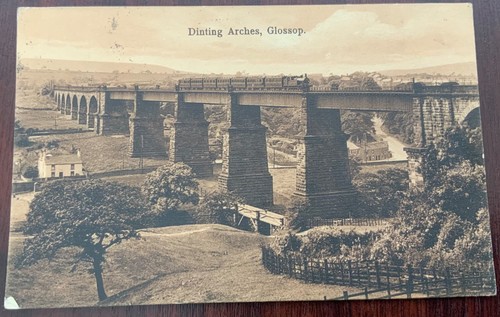 Antique postcard dinting - antique,