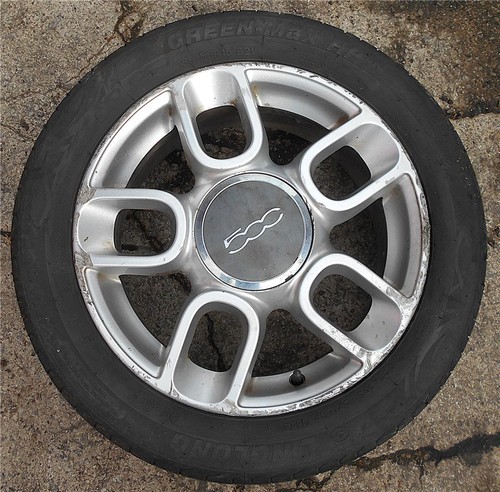 Fiat 500 alloy wheel - fiat, sport