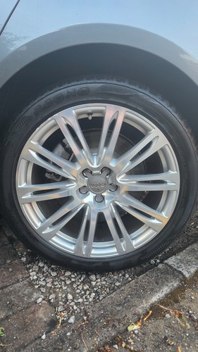 Audi alloys with tyres - a8,