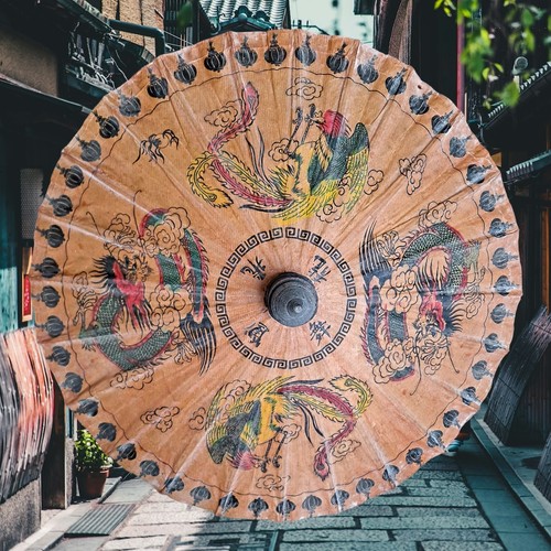 Vintage oiled paper - paper, wooden