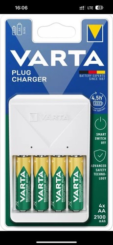 Varta 57657 plug charger aa - 57657,