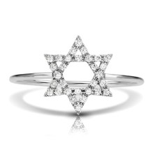 Petite Star Diamond Ring, Star