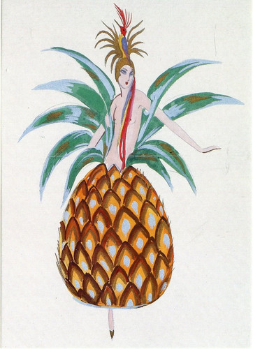 Art fashion pineapple - art, costume