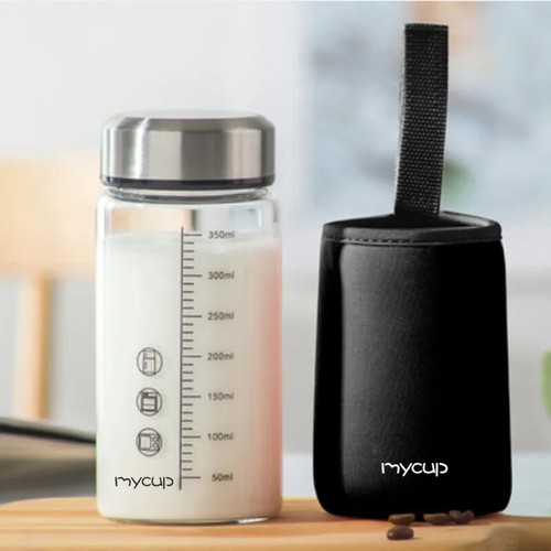 350ml glass milk - water, bottle