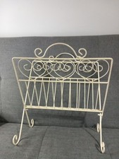 Vintage metal wire magazine - metal,