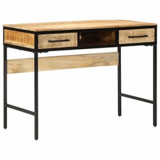 Writing Desk with Shelf Brown