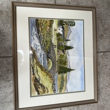 Original Watercolour Scene Of