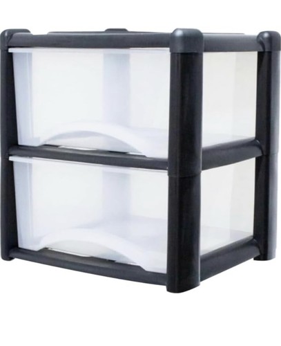 Plastic drawers tower unit - plastic,