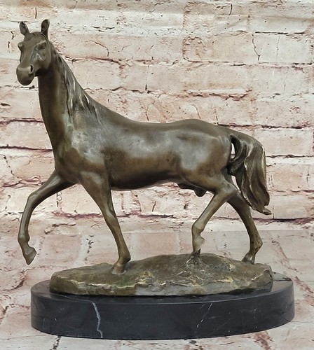 Horse solid bronze collectible - solid,