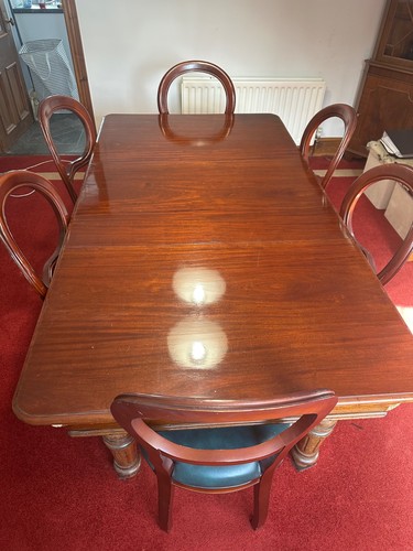 Antique mahogany riley x 3 - ,