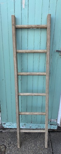 Vintage wooden step ladder - wooden,