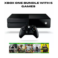 Xbox One Microsoft 500GB With 1 Remote and Cables Plus 5 Games eBay Refurbished