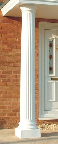 Grp white fluted grecian - grp,