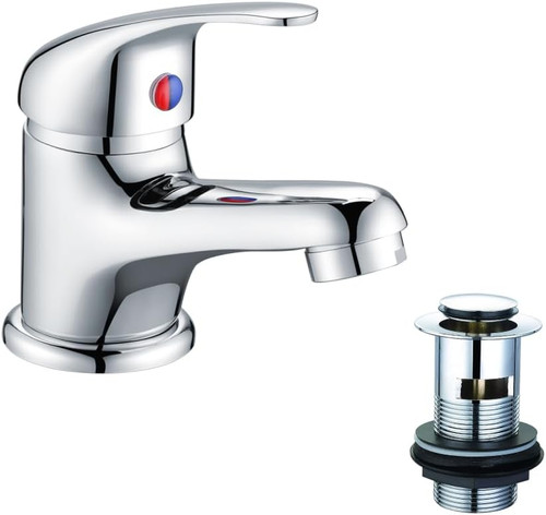 Chrome basin sink - chrome, mixer